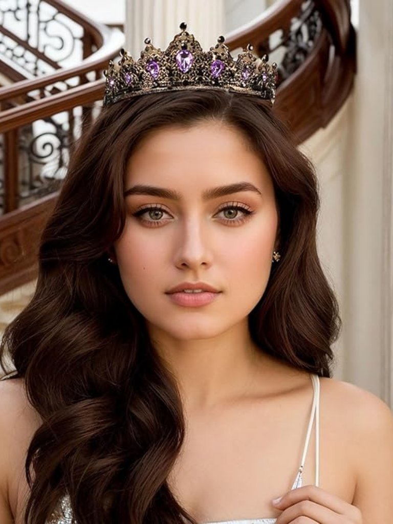 Queen Crown For Women Crystal Tiara For Women